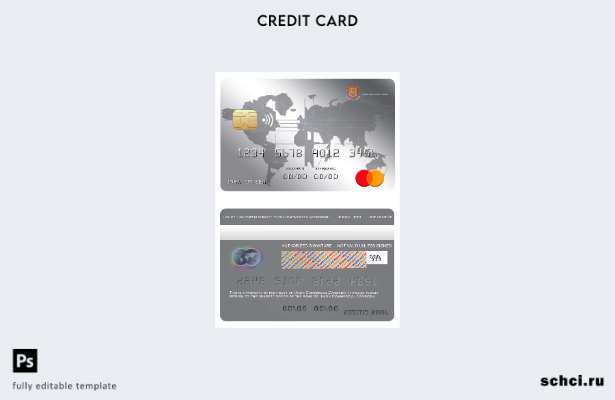 цифровая загрузка шаблона Mastercard коммерческого банка Камбоджийского союза